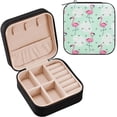 thumbnail image 2 of Flamingo Personalized Ladies Jewelry Box, Travel Jewelry Box, Ladies Small Jewelry Box, Ring, Necklace, Earring, Jewelry Storage Women Gifts, 2 of 7