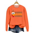 thumbnail image 5 of WEAIXIMIUNG Robe Chandail Femme Mignonne Dinde Action de Grâce Imprimé Col Rond Chandail Coupe Chandail Hauts Décontractés Manches Longues Chandails d'Entraînement Amples Blfit Hauts Chandail Décontractés Manches Longues Chandails d'Entraînement, 5 of 5