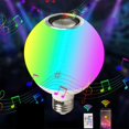 thumbnail image 2 of Smart Home Lights,led Light Bulb With Integrated Bluetooth Speaker, E27 Rgb Changing Lamp Wireless Stereo Audio, 2 of 4