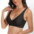thumbnail image 2 of COMVALUE Bras for Women No Underwire Full Coverage Wireless Seamless Bra (Black, 4XL), 2 of 4