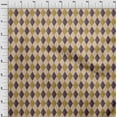 thumbnail image 4 of oneOone Velvet Light Brown2 Fabric Check Argyle Sewing Craft Projects Fabric Prints By Yard 58 Inch Wide, 4 of 4
