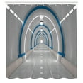 thumbnail image 3 of Ambesonne Animation Shower Curtain, Galaxy Spaceflight, 69"Wx75"L, Grey Blue, 3 of 5