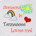 thumbnail image 3 of Inktastic Someone in Tennessee Loves Me Baby Burp Cloth, 3 of 3
