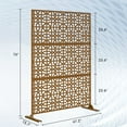 thumbnail image 2 of 76 in x47 in Decorative Privacy Screen Outdoor Divider with Stand, 2 of 5