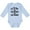 AE-Light Blue, variant on Veterinarian Like Mommy Boys or Girls Long Sleeve Baby Bodysuit