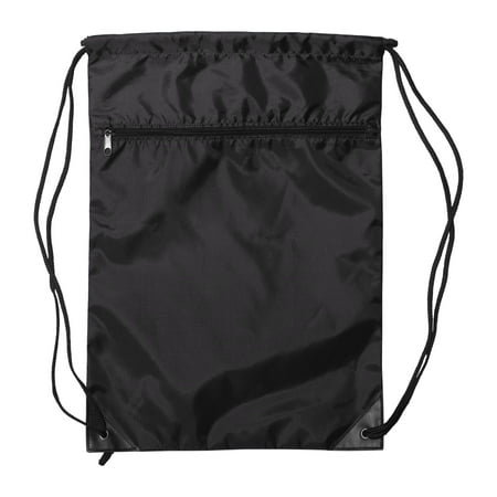 8888 Denier Nylon Zippered Drawstring Backpack