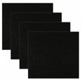 thumbnail image 1 of 4 Pack Activated Carbon Cat Litter Boxes Filters Charcoal Replacment Filter Carbon Odor Filters for Cat Litter Boxes  Black, 1 of 8