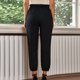 thumbnail image 5 of Pantalones casuales de mujer con cordones Pantalones de ocio Bolsillo de color sólido Pantalones de dama de oficina FLhrweasw Nuevo, 5 of 7