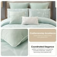 thumbnail image 6 of Nanshing Miranda 8 Piece Floral Comforter Set, Sage, California King', 6 of 7