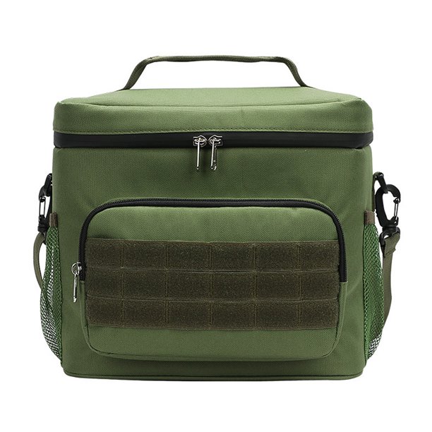 Fiambrera para hombres y mujeres, bolsas de almuerzo aisladas de doble grosor para adultos, bolsa de CACAGOO Verde