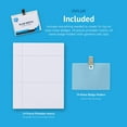 thumbnail image 2 of OS Plus Horizontal Top-Loading ID Name Badge Card Holder Protector, 3" X 4", 24 Pack, 2 of 8