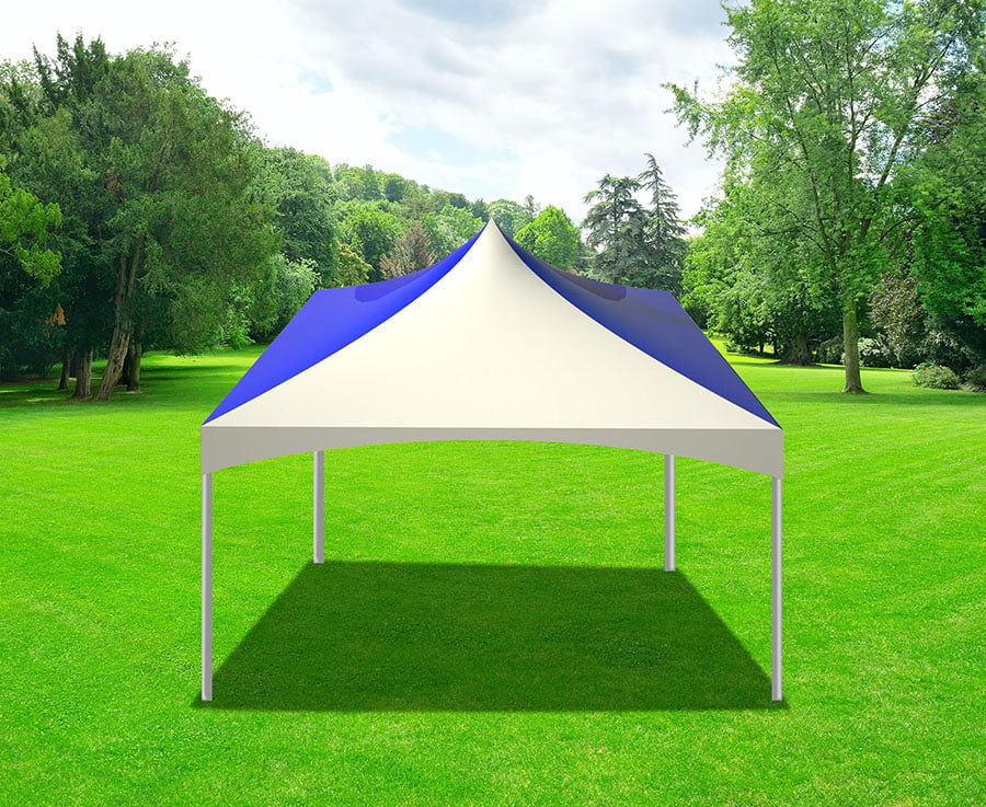Party Tents Direct 20x20 Outdoor Wedding Canopy Event Tent, Solid Blue ...
