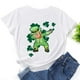 thumbnail image 2 of Camiseta de mujer Camisetas divertidas y lindas de manga corta Día de San Patricio Camiseta de regalo Tops Blusa Regalo para parejas Fridja gope2619, 2 of 5