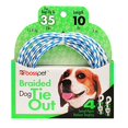 thumbnail image 1 of MPP Braided Poly Rope Dog Tie-Out Strong Lightweight Teather Holds 35lbs Choose Size (10 Feet), 1 of 1