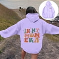 thumbnail image 1 of TINZ Sweat à Capuche Imprimé Arc-en-Ciel pour Femmes, Manches Longues avec Poches, Sweat à Capuche Simple pour Femmes, Sweat à Capuche Long pour Femmes, 1 of 6