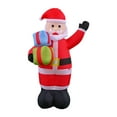 thumbnail image 2 of Adorno navideño inflable de Papá Noel para jardín o patio. Ideal para fiestas, interiores y exteriores. Perfecto para el hogar, el jardín y el césped., 2 of 8