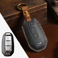thumbnail image 1 of Car Key Fob Cover Case Protector For Infiniti Car Key Case Fob Cover Leather Full Wrap, 1 of 24