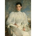thumbnail image 2 of John Singer Sargent 18x24 Gold Ornate Framed and Double Matted Museum Art Print Titled - Elsie Wagg (About 1893), 2 of 4