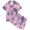 /c68Pink111, variant on JCCXIN Toddler Baby Girls Sleepwear Lapel Short Sleeve Satin Set Ocean Themed Print Comfortable Casual Outfit Breathable Relaxed Leisure Homewear,Beige,2-3 Years