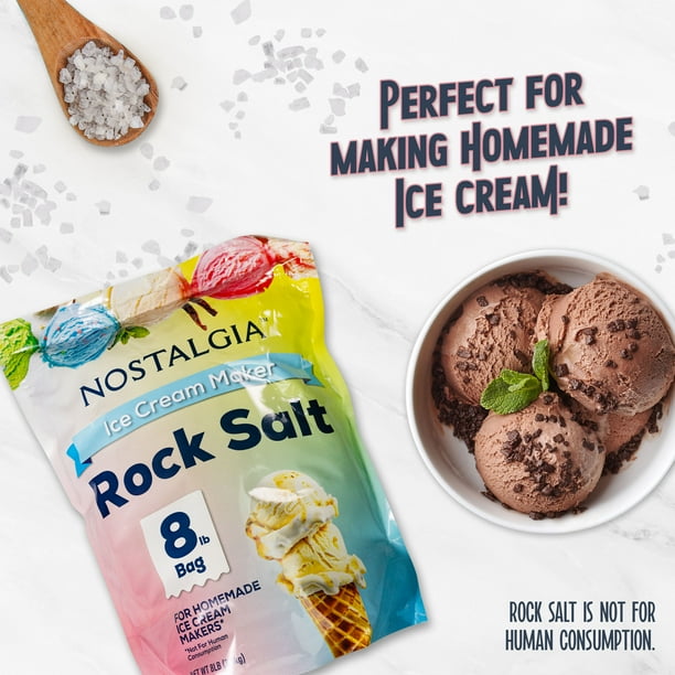 Nostalgia Homemade Ice Cream Maker Rock Salt, lb Walmart