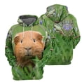 thumbnail image 5 of Sudadera con capucha con estampado 3D de murciélago, erizo y hámster para hombre, sudadera de manga larga, abrigo con capucha de gran tamaño a la moda urbana, 5 of 5