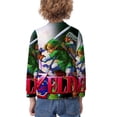 thumbnail image 3 of The Legend Of Zelda Ocarina Of Time Hoodie for Kids 3D Printed Pullover Sweatshirts Sweater Round Neck Pullover Clothing For Children Boys Girls, 3 of 4