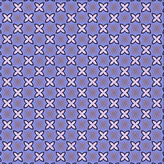 Ahgly Company Indoor Square Patterned Slate Blue Area Rugs, 8' Square