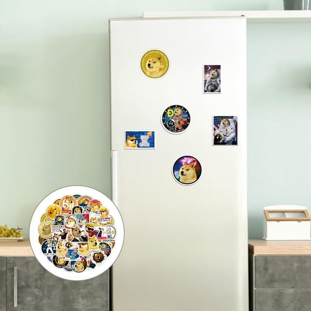 Refrigerador fresco a prueba de agua para portátiles Calcomanías para monopatín Botella de agua Maleta Puerta de coche Estuche Guit 50 pcs BLESIY dibujos animados pegatinas