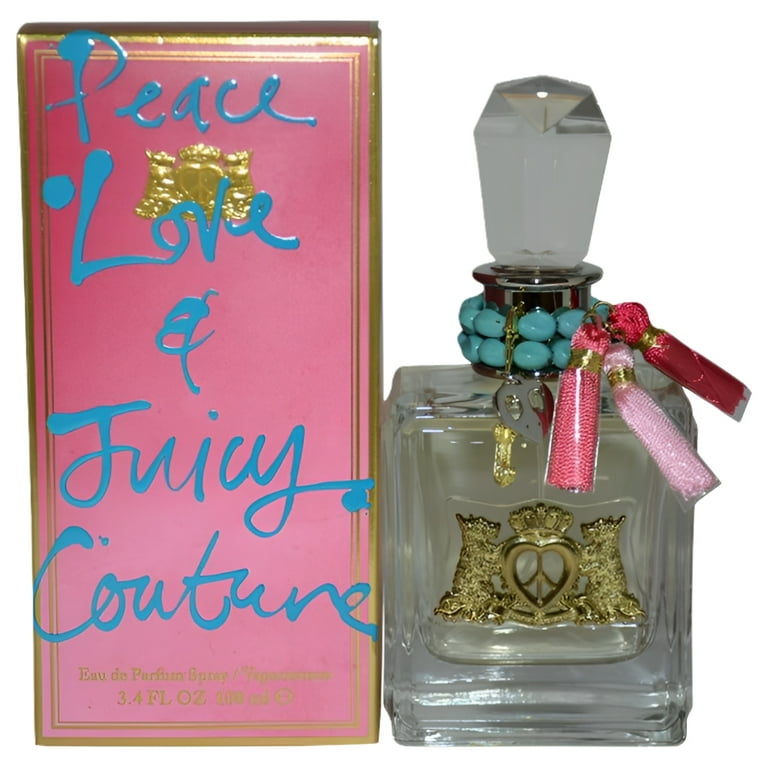 Peace Love & Juicy Couture Eau De Parfum Spray By Juicy Couture - 3.4 oz Peace Love & Juicy Couture Eau De Parfum Spray By Juicy Couture - 3.4 oz