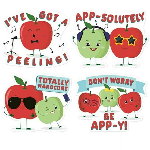 Eureka EU-628005 Jumbo Scented Apple Stickers