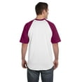 thumbnail image 3 of Augusta Sportswear Men's Small Short Sleeve Baseball Jersey, White/Maroon, 3 of 3