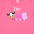 thumbnail image 4 of Inktastic I'm 1 Cute Cow and Polka Dots Boys or Girls Baby T-Shirt, 4 of 5