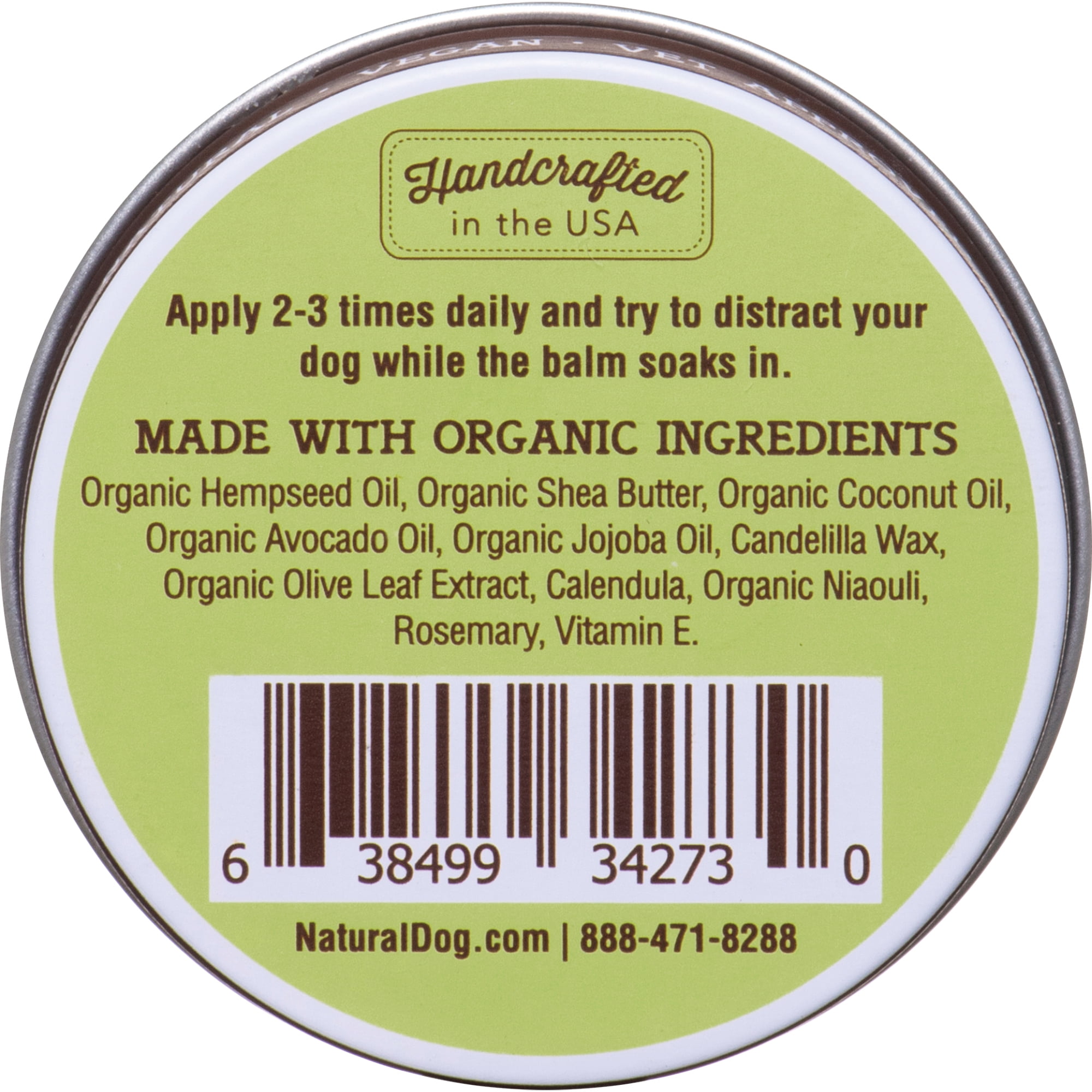Natural Dog Company Wrinkle Balm Cleans and Protects Dog Wrinkles and Skin Folds Antibacterial and Antifungal All Natural Organic 1 oz Tin Walmart