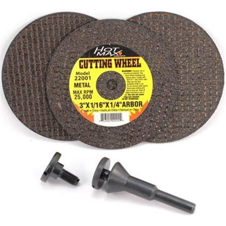hot max 26182 mandrel and cut off wheel kit, 1/4-inch (Best Cut Off Wheel)
