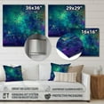 thumbnail image 4 of DESIGN ART Designart "Matrix II" Surrealism landscape Metal Wall Art 16 in. wide x 16 in. high, 4 of 5
