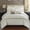 Beige, variant on Chic Home 10 Piece White Ruffled Elegance Bed in a Bag, King