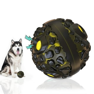 Dog Treat Ball 4.7, Giggle Mentally Stimulating Dog Toys Squeaky, Interactive  Dog Toys Puzzle, Wobble Wag Giggle Dog Ball IQ Capacity 200ML