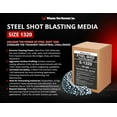 thumbnail image 3 of Steel Shot S-1320 - Blasting Media - XX-Large Shot Size - No. 4 Equivalent - Weighting and Ballast Media (15lbs), 3 of 8