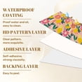 thumbnail image 6 of Peel and Stick Wallpaper Vibrant Lemon Floral Pink Yellow Hues Wall Mural 23.6in x 9.8ft Self Adhesive Removable Wall Paper Renter Friendly Wallpaper for Bedroom, 6 of 8