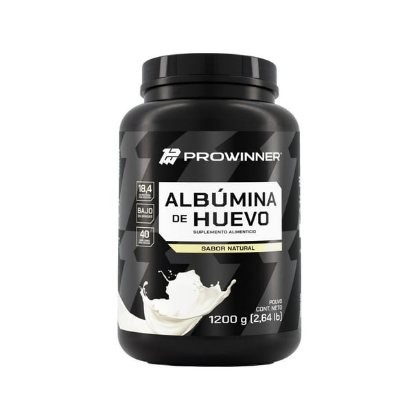Suplemento Albumina De Huevo Polvo Sabor Natural 1200 Gr ProWinner PW-658