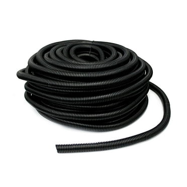 Patron SLT14-20 20’ 20 feet cord protector split wire loom cable sleeve, management and organizer, protectors for television, audio, car, marine, computer cables, secure wires from rabbits, cats, and