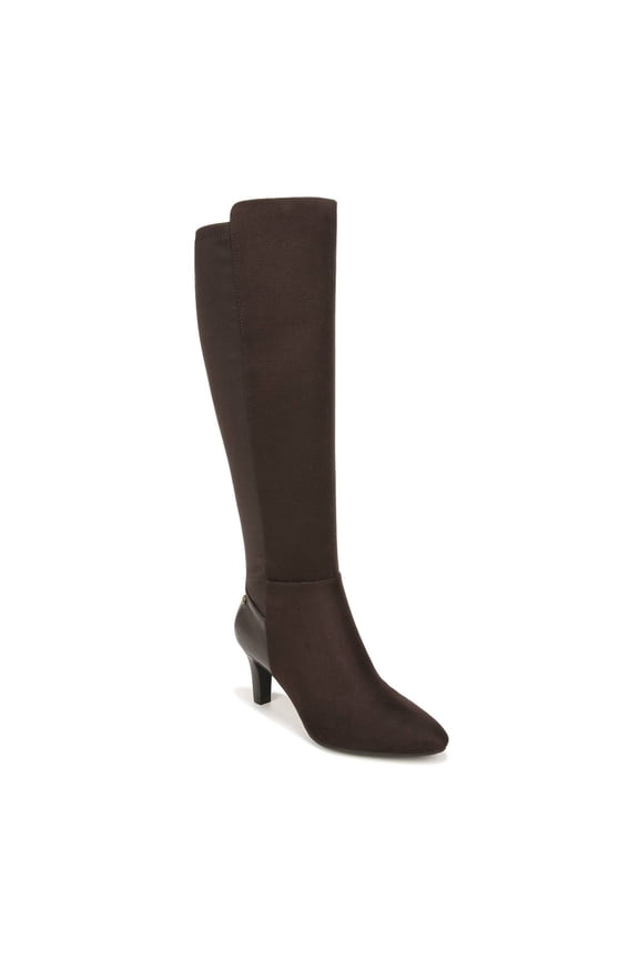 Gracie Women's Knee High Boots Color: Dark Chocolate Size: 10 WIDE