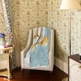 thumbnail image 2 of Wobogo Snowman Wearing A Yellow and White Scarf Flannel Fleece Bed Blanket as Bedspread Coverlet Sofa Blankets (90x60in) Soft Lightweight Warm and Cozy, 2 of 6