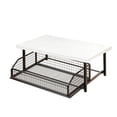 thumbnail image 2 of DOLITY Coffee Machine Storage Shelf Wood Multi Use for Tea Microwave Coffee Machine Black 1 Tier, 2 of 7