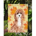 thumbnail image 3 of Carolines Treasures CK1844GF Fall Leaves Cavapoo Garden Size Flag, 3 of 3