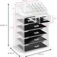 thumbnail image 3 of Sorbus Acrylic Cosmetics Makeup and Jewelry Storage Case Display Set (Set Style 2), 3 of 7