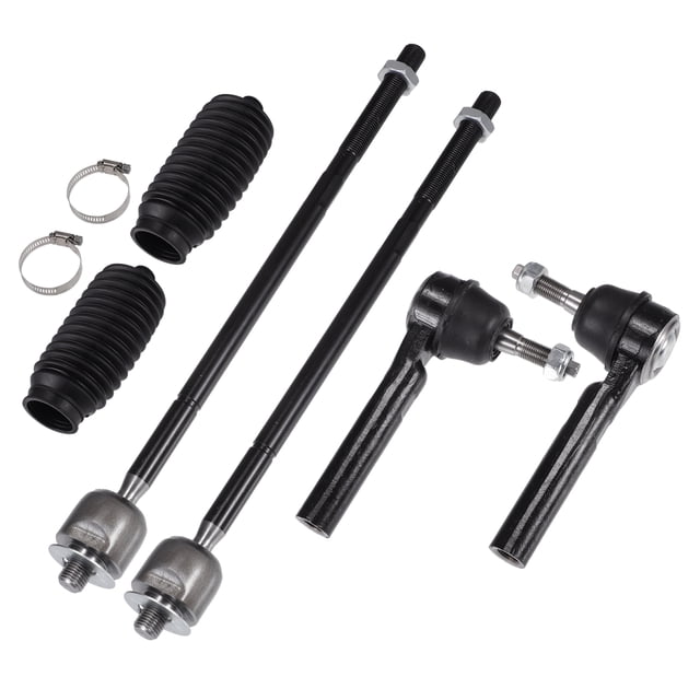 Unique Bargains 6pcs Front Inner Outer Tie Rod Ends Kit Suspension Steering Tie Rod End for Chrysler Town & Country
