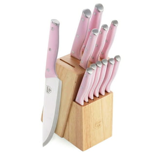 CHUYIREN Pink Knife Set of 6 Stainless Steel Kitchen Knives Sets