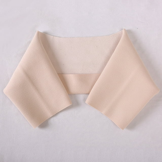 Chaleco de terciopelo con autocalentamiento y protección para los hombros, para el cuello, de manga larga, cálido para dormir, para hombres y mujeres, para otoño, para niños y ancianos, a prueba de