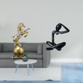 thumbnail image 2 of Figura Decorativa De Resina Con Forma De Caballo Pensador, Adorno Artesanal Abstracto, Coleccionable, Moderna, Escultura, Centro De Mesa, Estante, Sala De Estar, Oficina, Mesa, 2 of 8